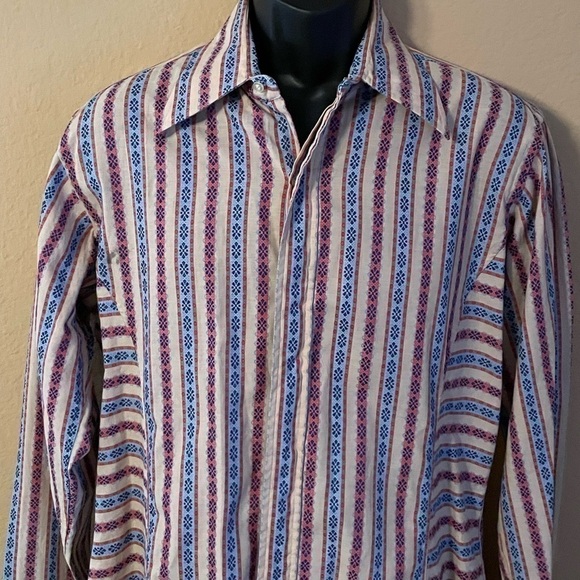 Eric Ross co Other - Eric Ross Beverly Hills vintage 70s Multi Color Cool Hippie Shirt Large‌‌‍‍‍‍‍‍‍